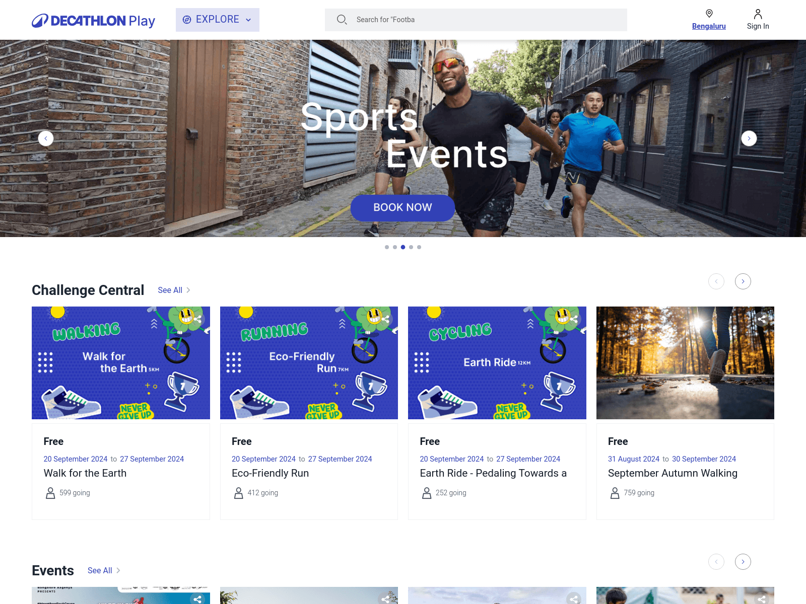 Decathlon PLAY product screenshot